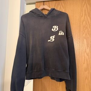 Anine Bing Alec Vintage Wash Hoodie